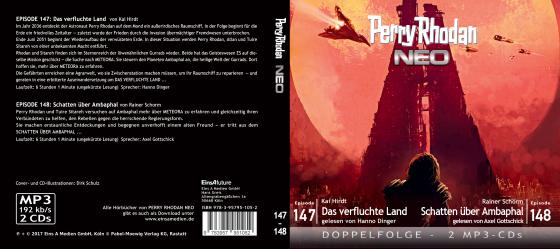 Cover-Bild Perry Rhodan NEO MP3 Doppel-CD Folgen 147 + 148