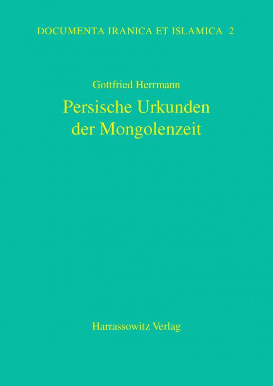 Cover-Bild Persische Urkunden der Mongolenzeit