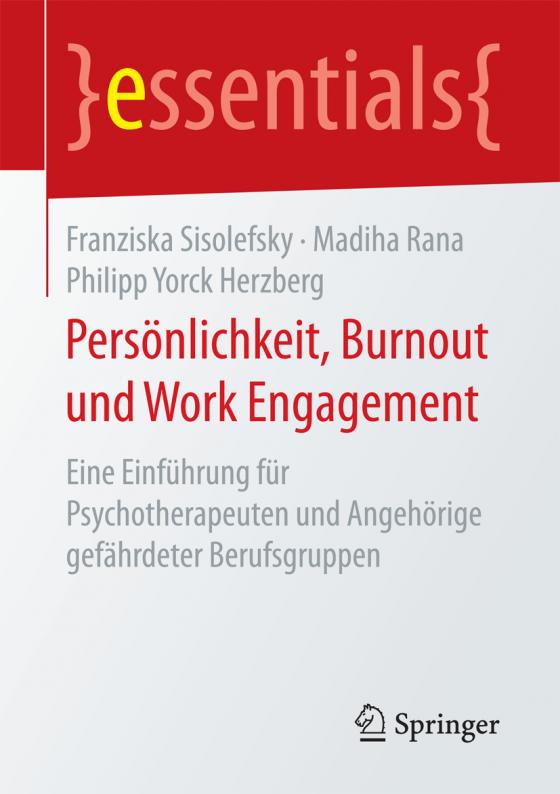 Cover-Bild Persönlichkeit, Burnout und Work Engagement