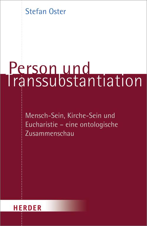 Cover-Bild Person und Transsubstantiation