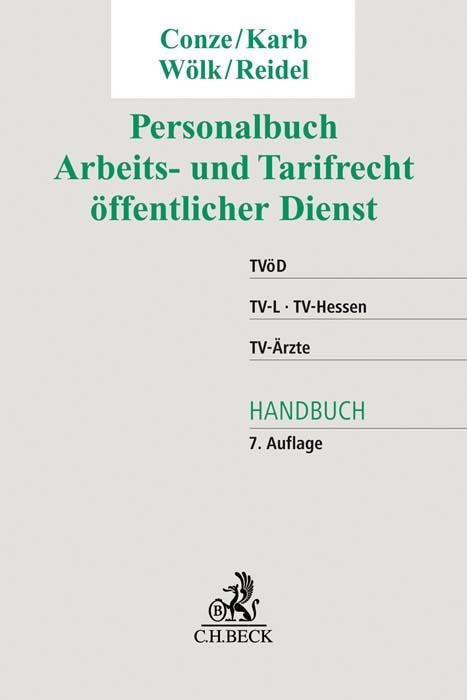 Cover-Bild Personalbuch Arbeits- und Tarifrecht öffentlicher Dienst