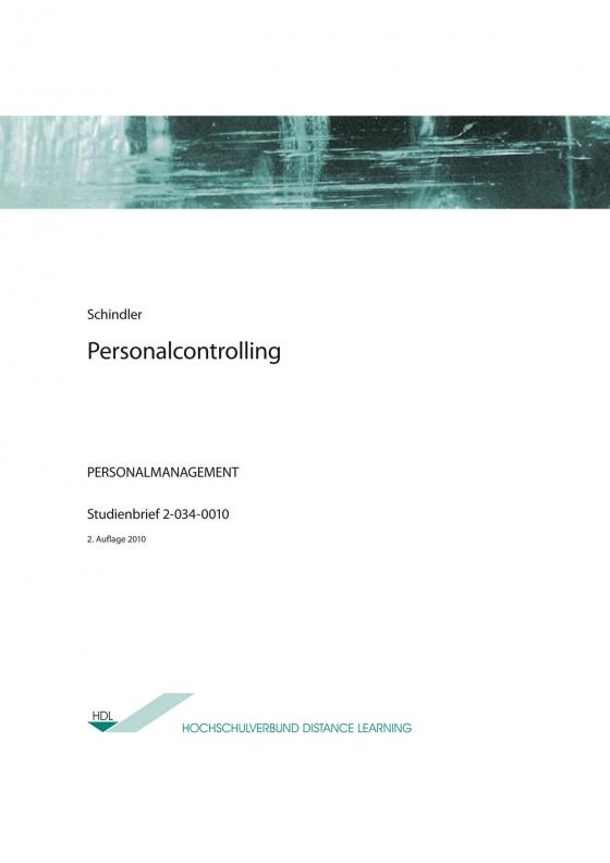 Cover-Bild Personalcontrolling