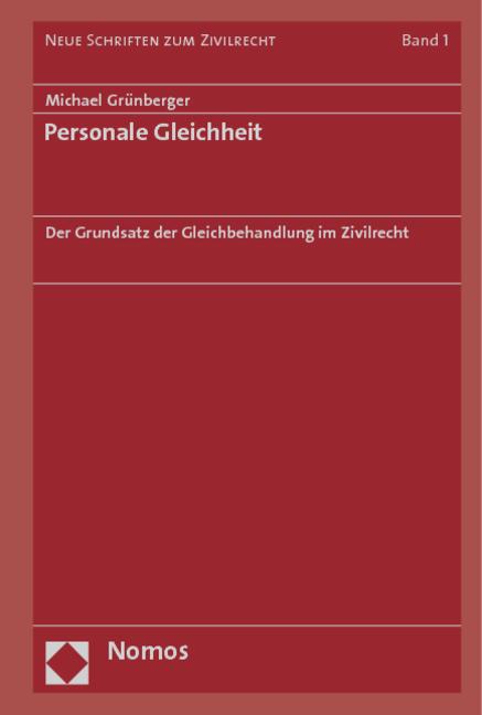 Cover-Bild Personale Gleichheit