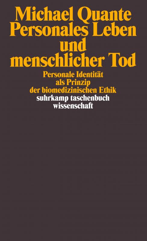 Cover-Bild Personales Leben und menschlicher Tod