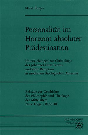 Cover-Bild Personalität im Horizont absoluter Prädestination