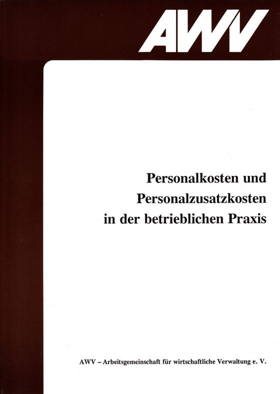 Cover-Bild Personalkosten und Personalzusatzkosten in der betrieblichen Praxis