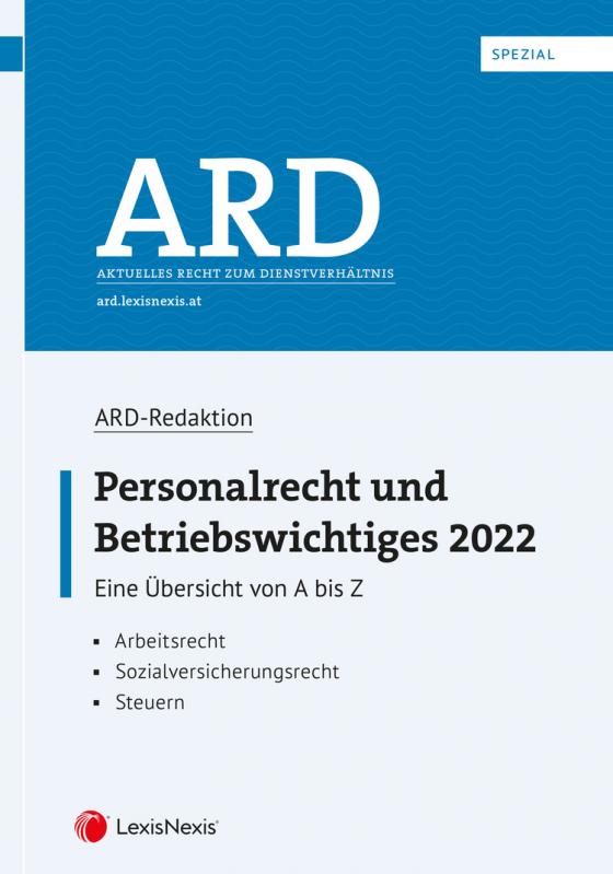 Cover-Bild Personalrecht und Betriebswichtiges 2022