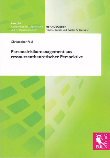 Cover-Bild Personalrisikomanagement aus ressourcentheoretischer Perspektive