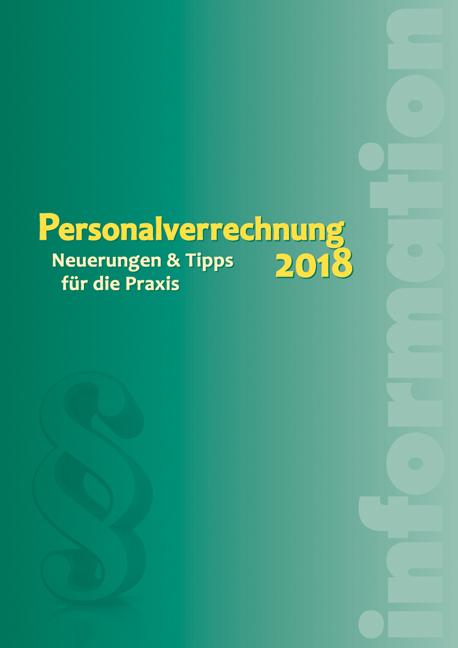 Cover-Bild Personalverrechnung 2018