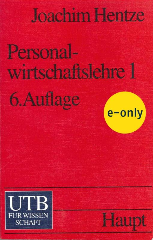 Cover-Bild Personalwirtschaftslehre 1