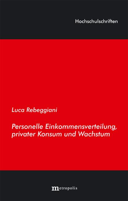 Cover-Bild Personelle Einkommensverteilung, privater Konsum und Wachstum