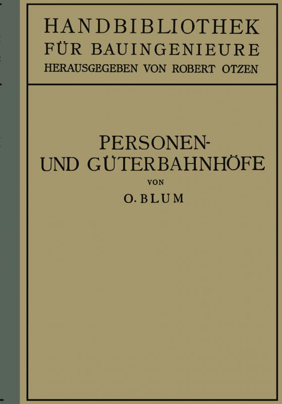 Cover-Bild Personen- und Güterbahnhöfe