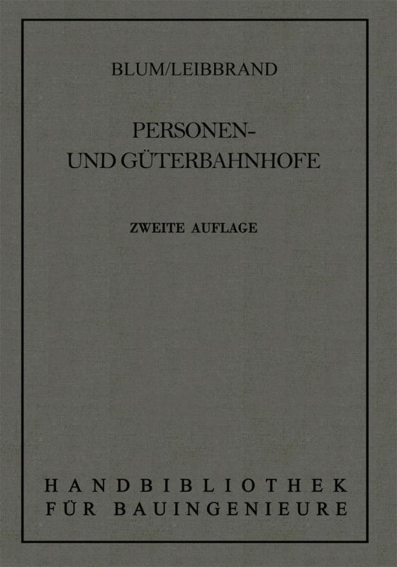Cover-Bild Personen- und Güterbahnhöfe