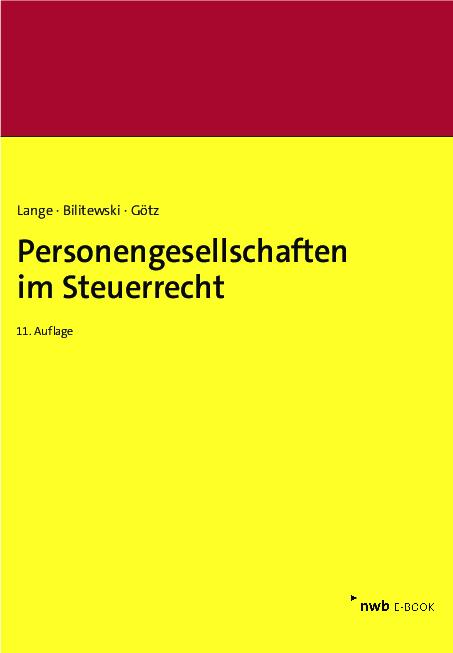 Cover-Bild Personengesellschaften im Steuerrecht