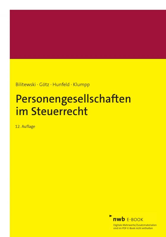 Cover-Bild Personengesellschaften im Steuerrecht