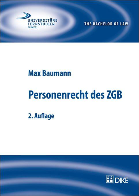 Cover-Bild Personenrecht des ZGB