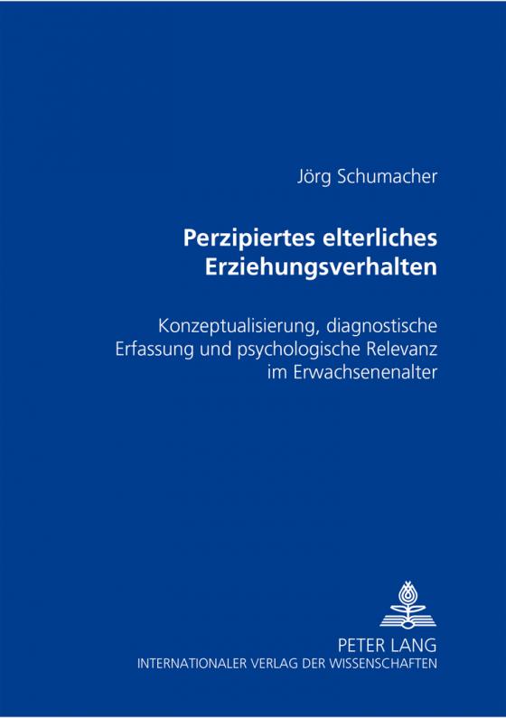 Cover-Bild Perzipiertes elterliches Erziehungsverhalten