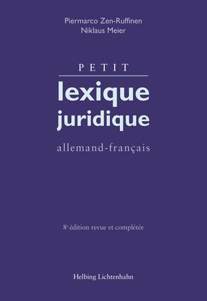 Cover-Bild Petit lexique juridique