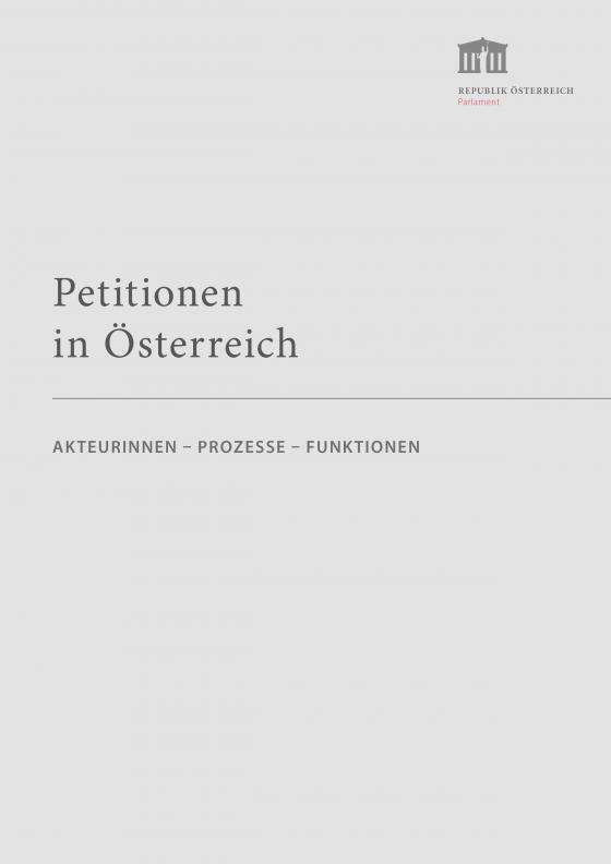 Cover-Bild Petitionen in Österreich