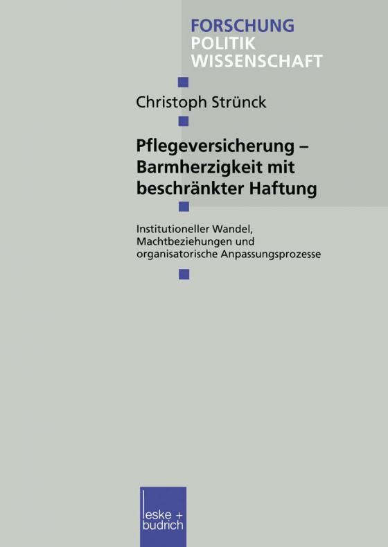 Cover-Bild Pflegeversicherung — Barmherzigkeit mit beschränkter Haftung