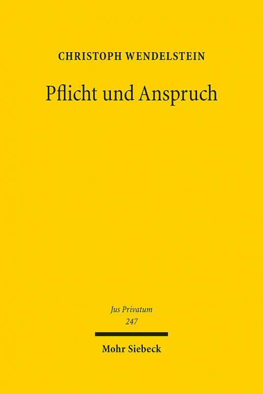 Cover-Bild Pflicht und Anspruch