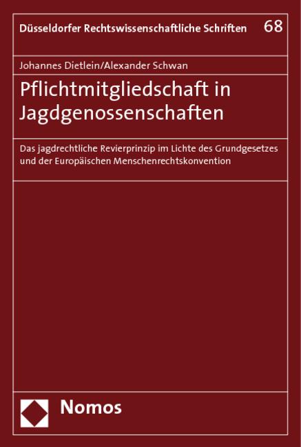 Cover-Bild Pflichtmitgliedschaft in Jagdgenossenschaften