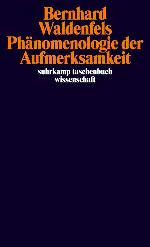 Cover-Bild Phänomenologie der Aufmerksamkeit