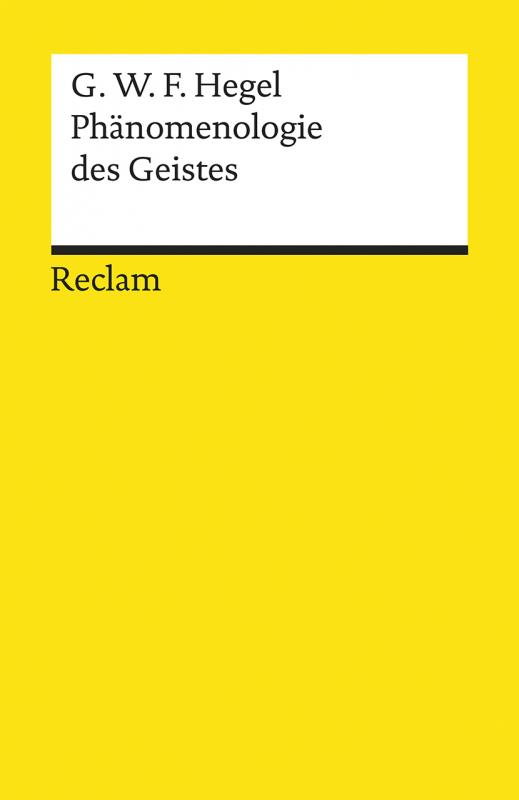 Cover-Bild Phänomenologie des Geistes