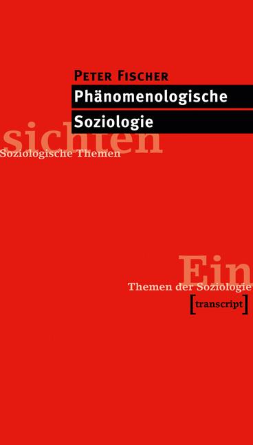 Cover-Bild Phänomenologische Soziologie