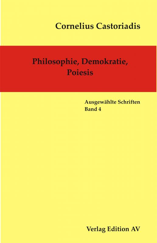 Cover-Bild Philosophie, Demokratie, Poiesis