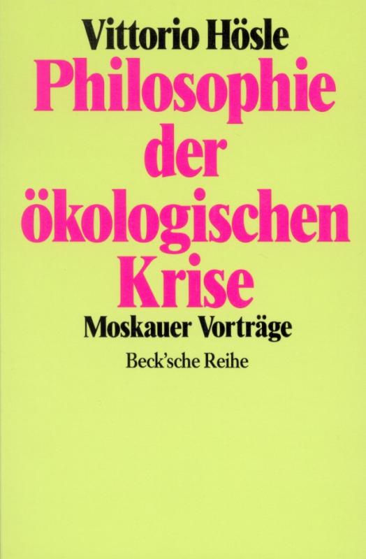 Cover-Bild Philosophie der ökologischen Krise