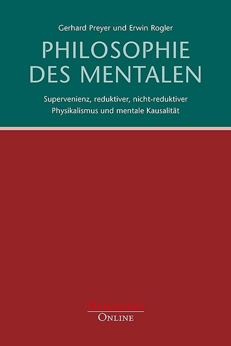 Cover-Bild Philosophie des Mentalen