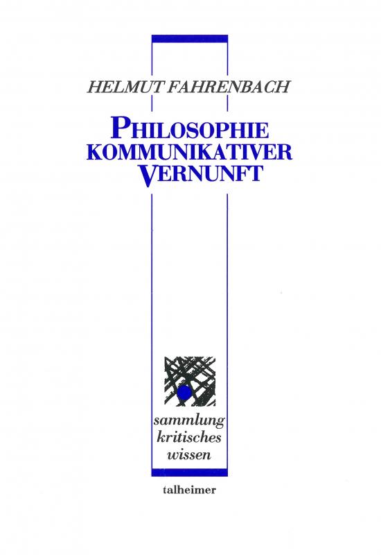 Cover-Bild Philosophie kommunikativer Vernunft