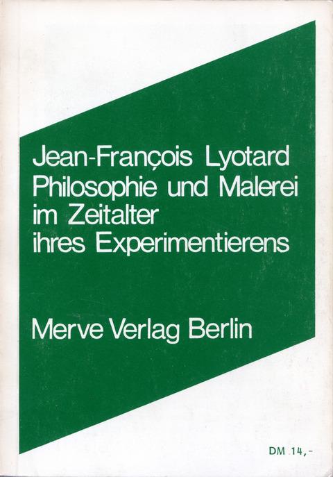 Cover-Bild Philosophie und Malerei im Zeitalter ihres Experimentierens