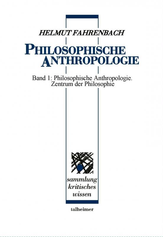 Cover-Bild Philosophische Anthropologie