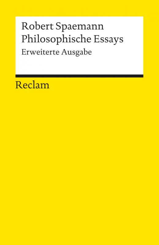 Cover-Bild Philosophische Essays