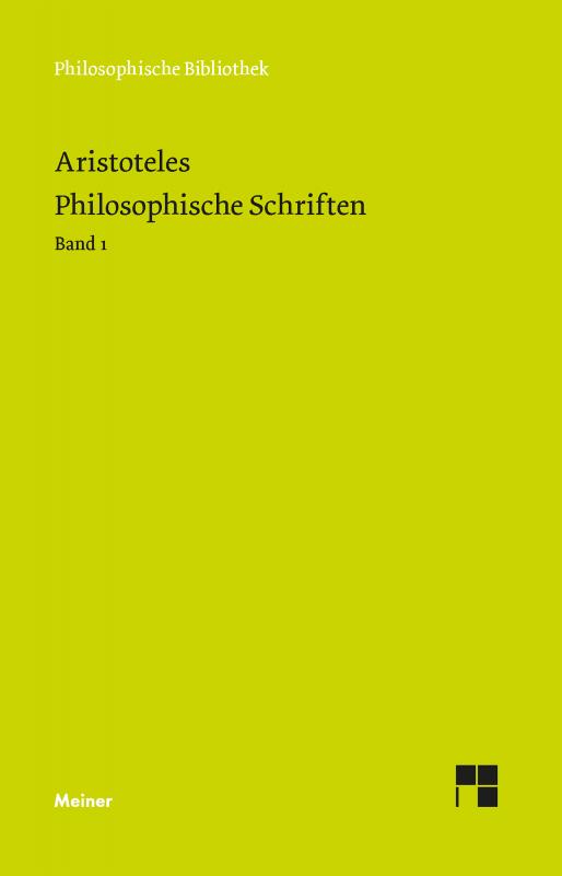 Cover-Bild Philosophische Schriften. Band 1