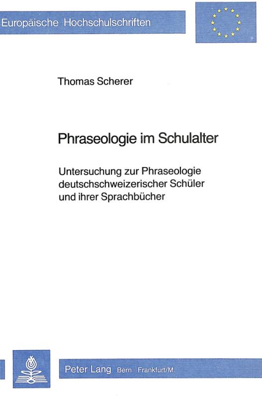 Cover-Bild Phraseologie im Schulalter