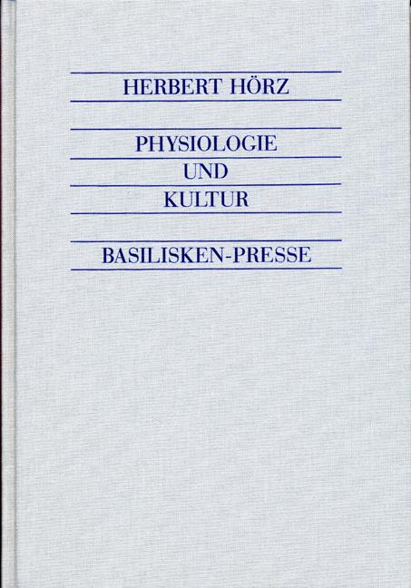 Cover-Bild Physiologie und Kultur in der zweiten Hälfte des 19. Jahrhunderts