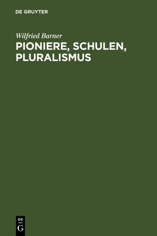 Cover-Bild Pioniere, Schulen, Pluralismus