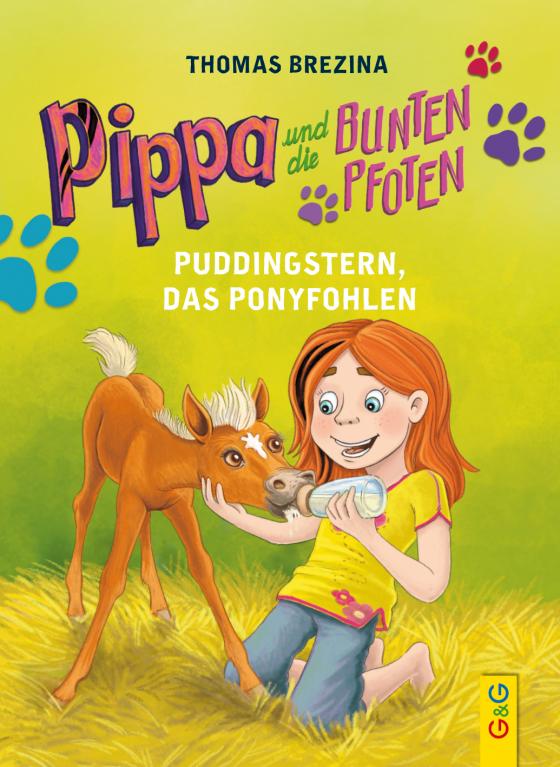 Cover-Bild Pippa und die Bunten Pfoten - Puddingstern, das Ponyfohlen