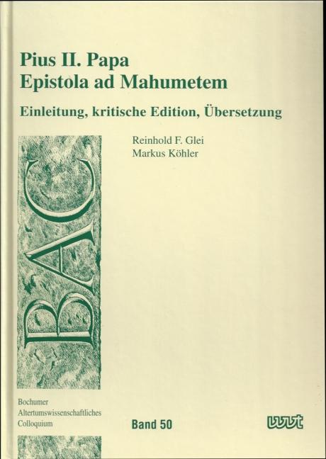 Cover-Bild Pius II. Papa: Epistola ad Mahumetem