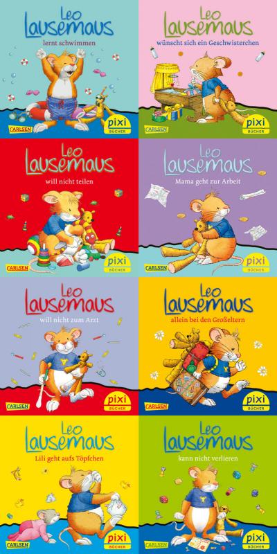 Cover-Bild Pixi-8er-Set 219: Leo Lausemaus (8x1 Exemplar)