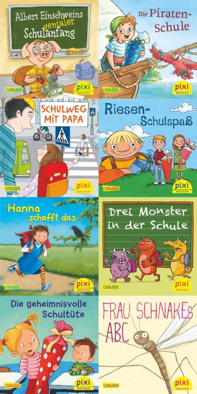 Cover-Bild Pixi-8er-Set 245: Schulstart mit Pixi (8x1 Exemplar)