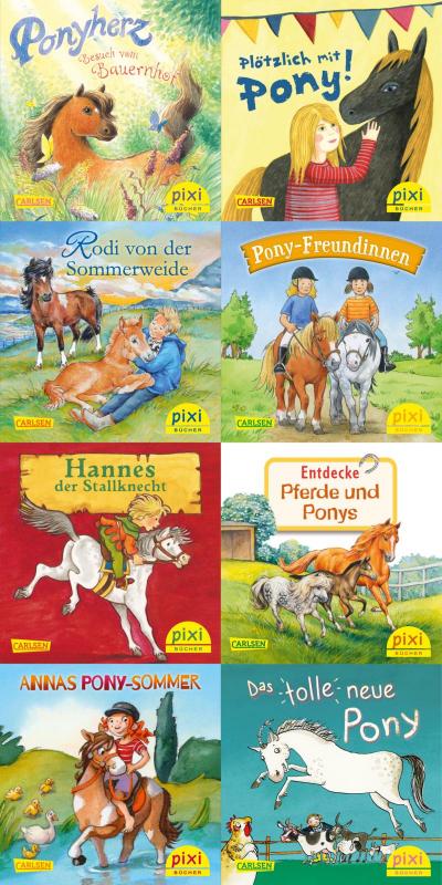 Cover-Bild Pixi-8er-Set 259: Ponygeschichten mit Pixi (8x1 Exemplar)