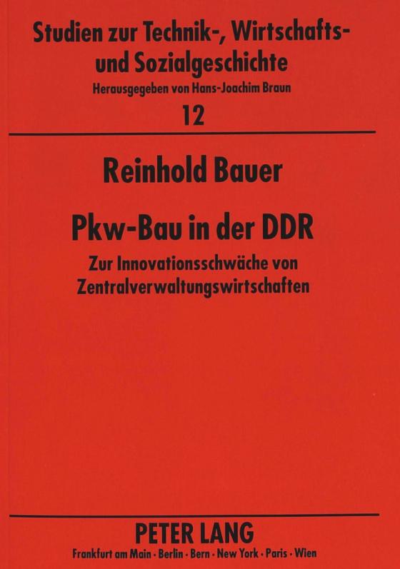 Cover-Bild Pkw-Bau in der DDR