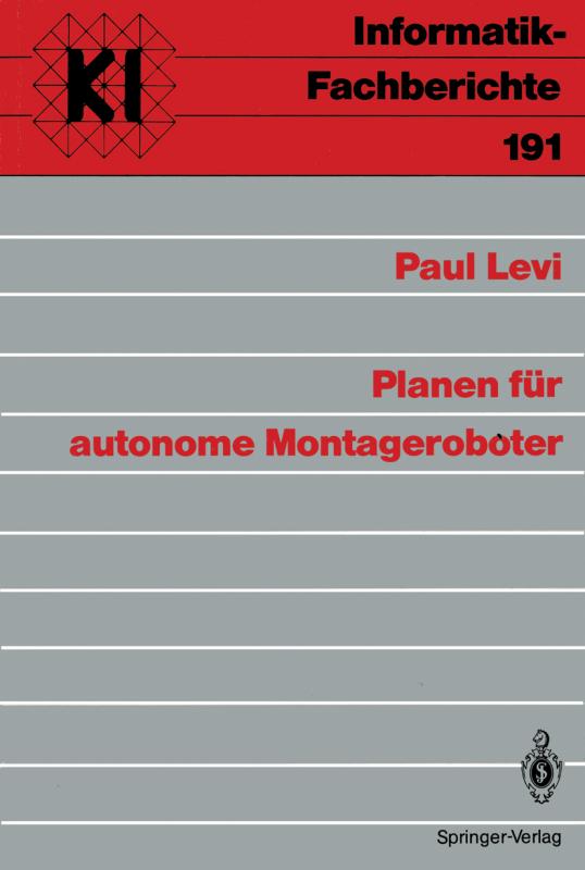 Cover-Bild Planen für autonome Montageroboter