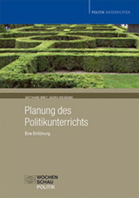 Cover-Bild Planung des Politikunterrichts