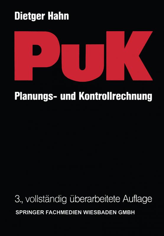 Cover-Bild Planungs- und Kontrollrechnung — PuK