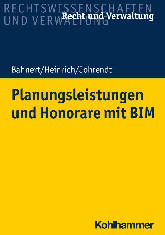 Cover-Bild Planungsleistungen und Honorare mit BIM